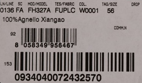 Dolce & Gabbana Weiße Xiangao Lammfell-Mütze