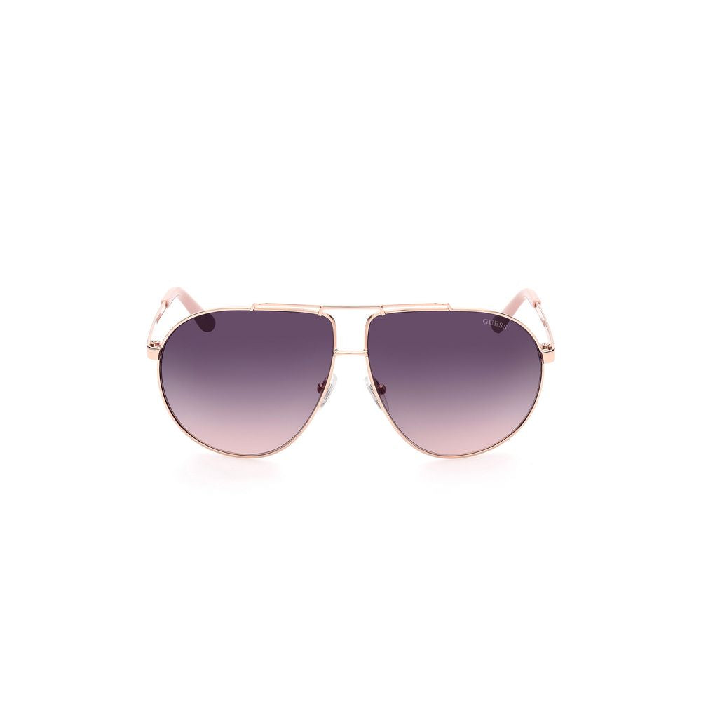 Guess rose gold metal sunglasses