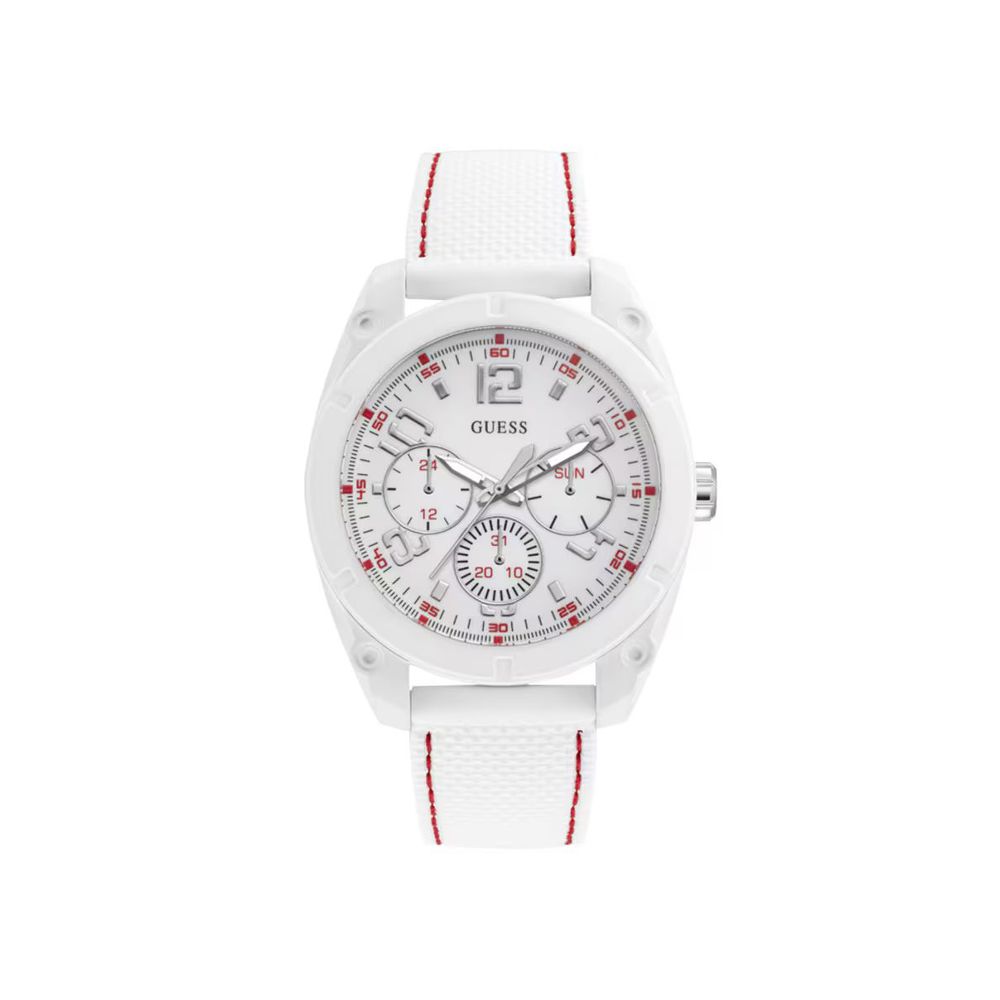 Guess watch made of white resin