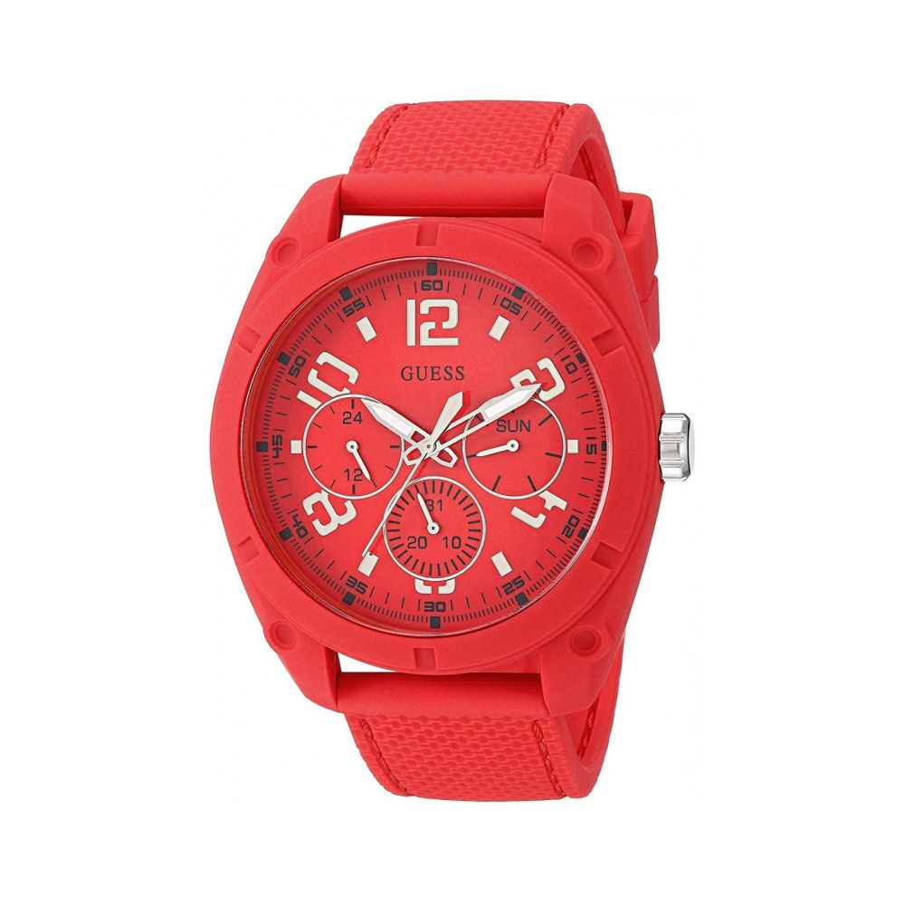 Guess Kırmızı Silikon Saat