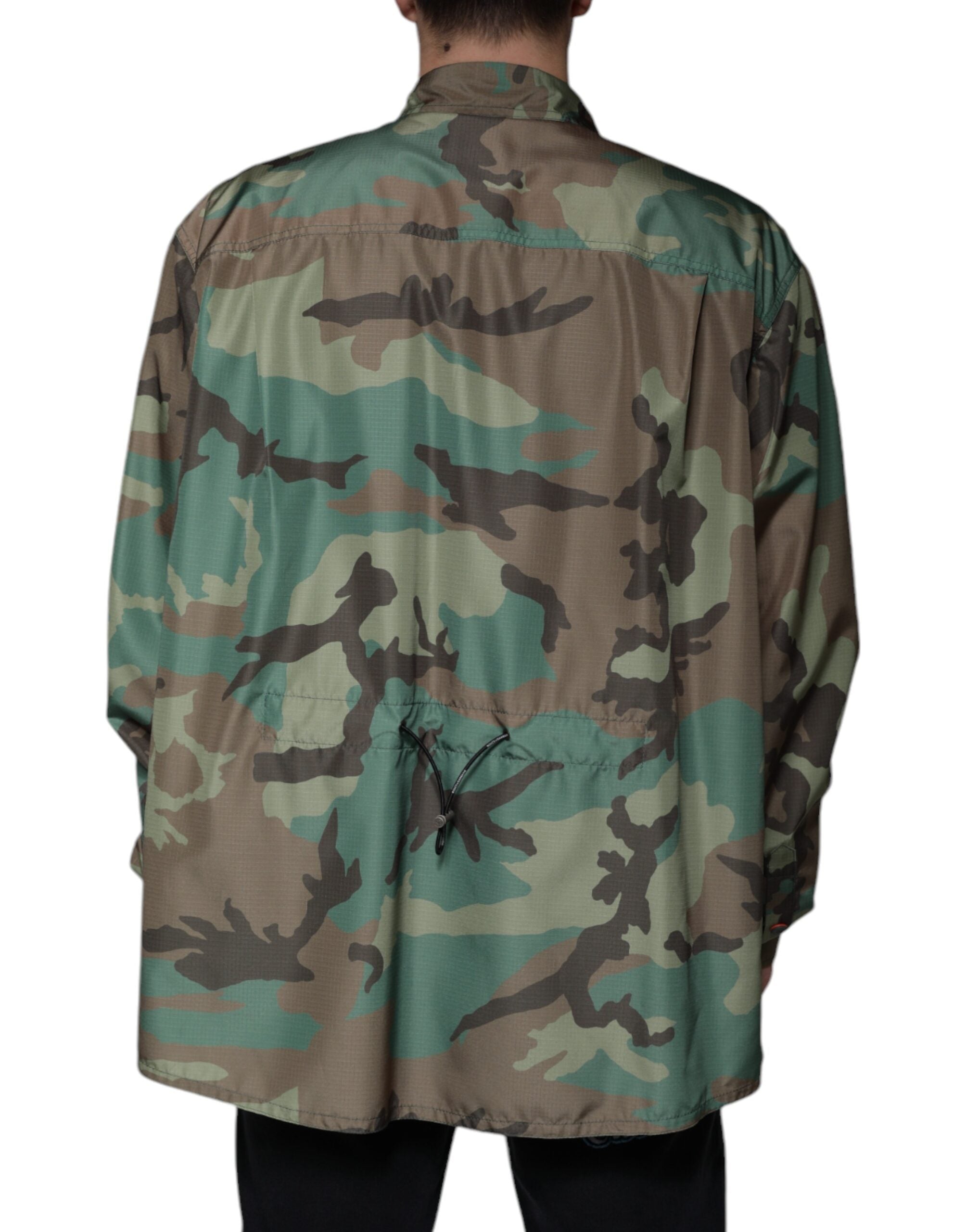 Dolce &amp; Gabbana Multicolor Camouflage Button Down Shirt