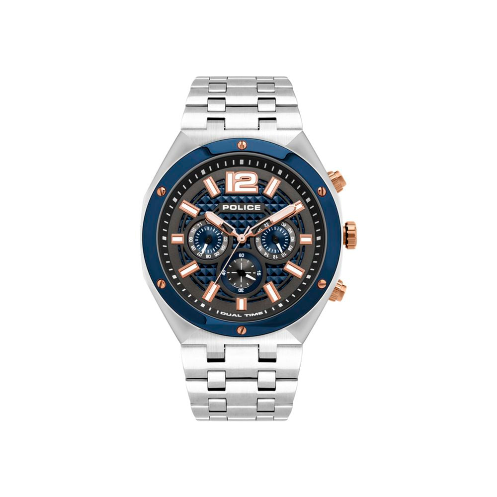 Police silver stainless steel watch