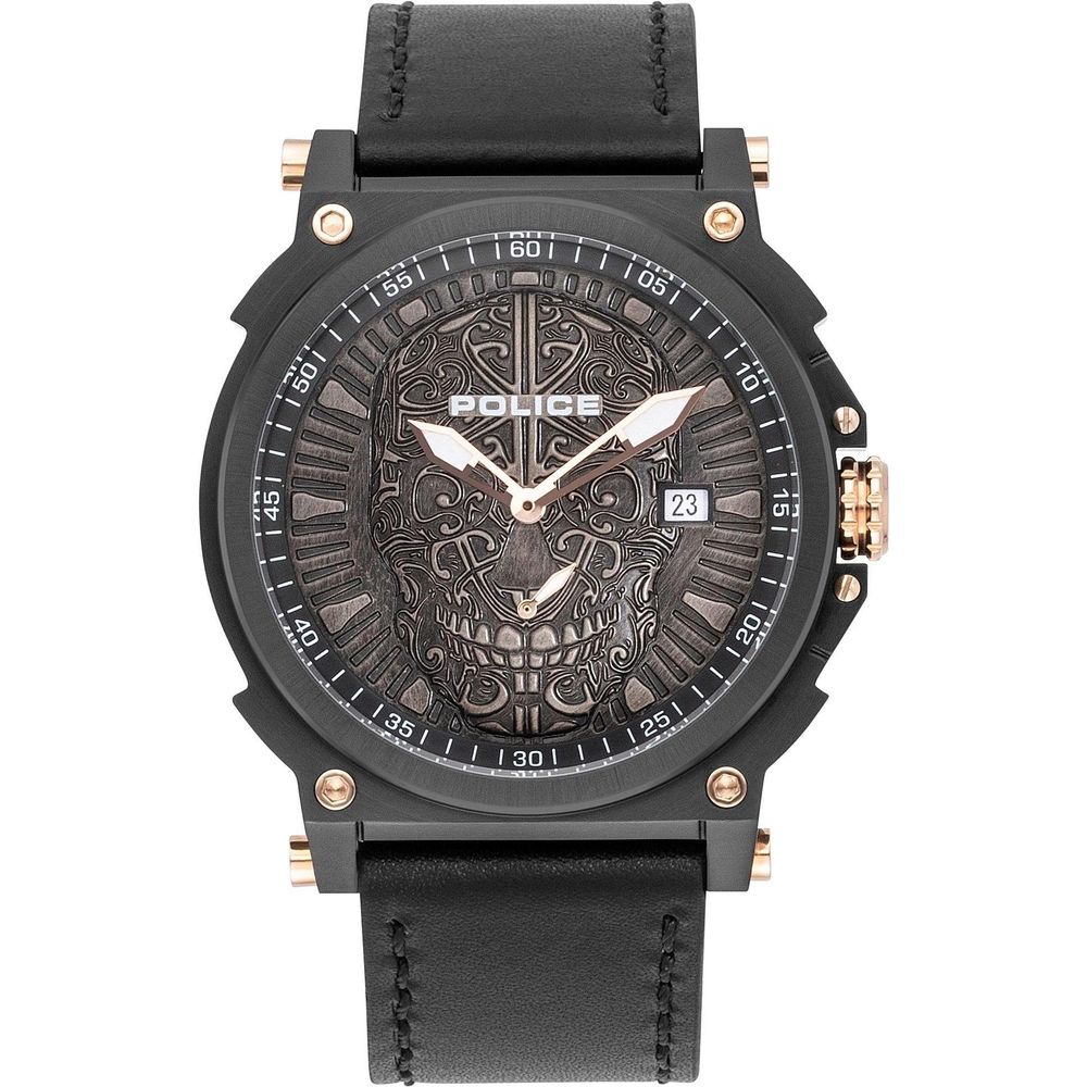 Police grey leather watch