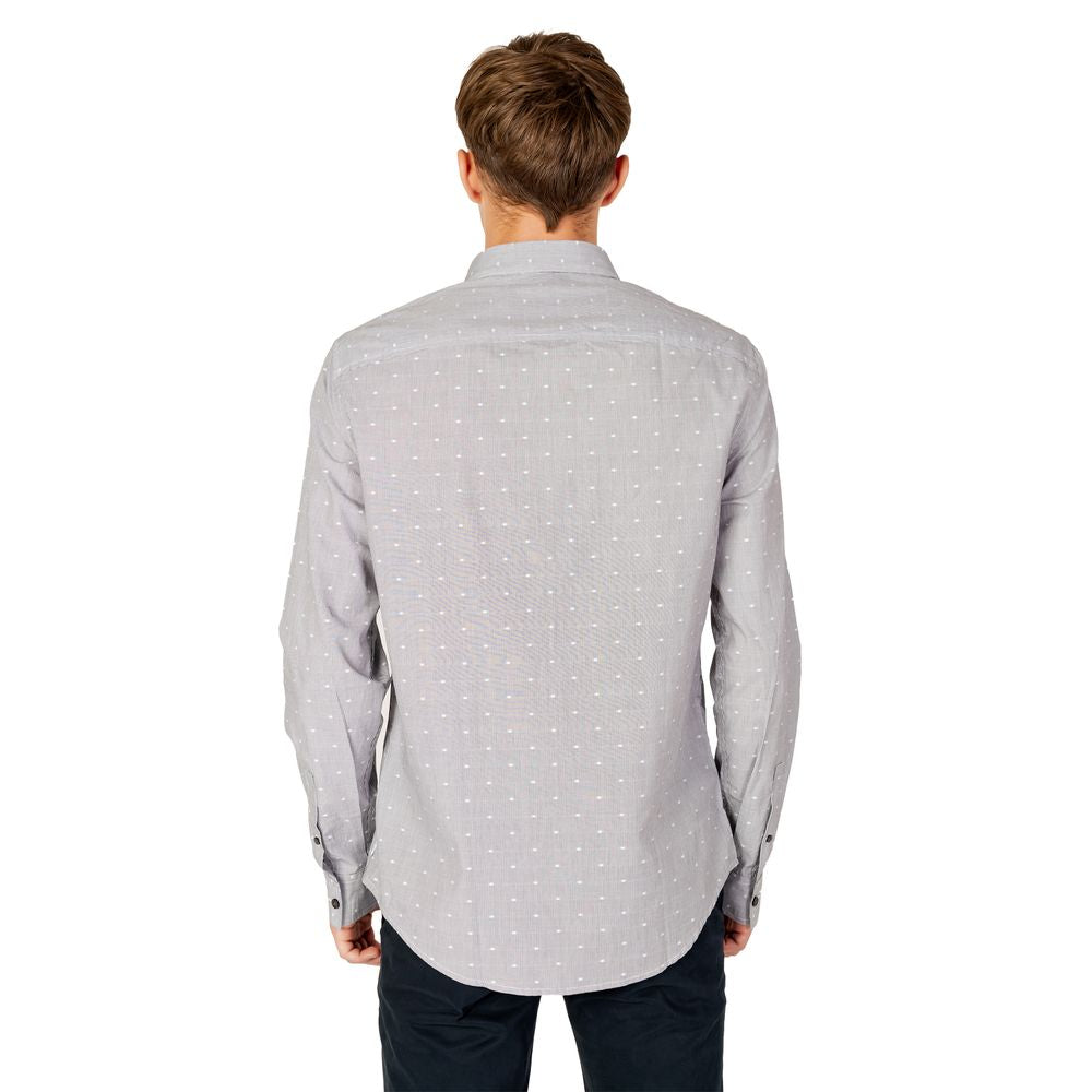 Armani Exchange black cotton shirt