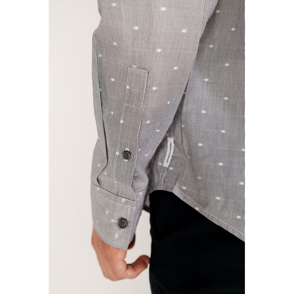 Armani Exchange black cotton shirt