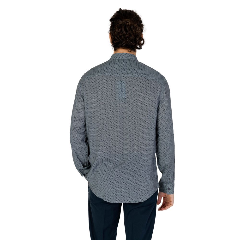 Armani Exchange grey viscose shirt