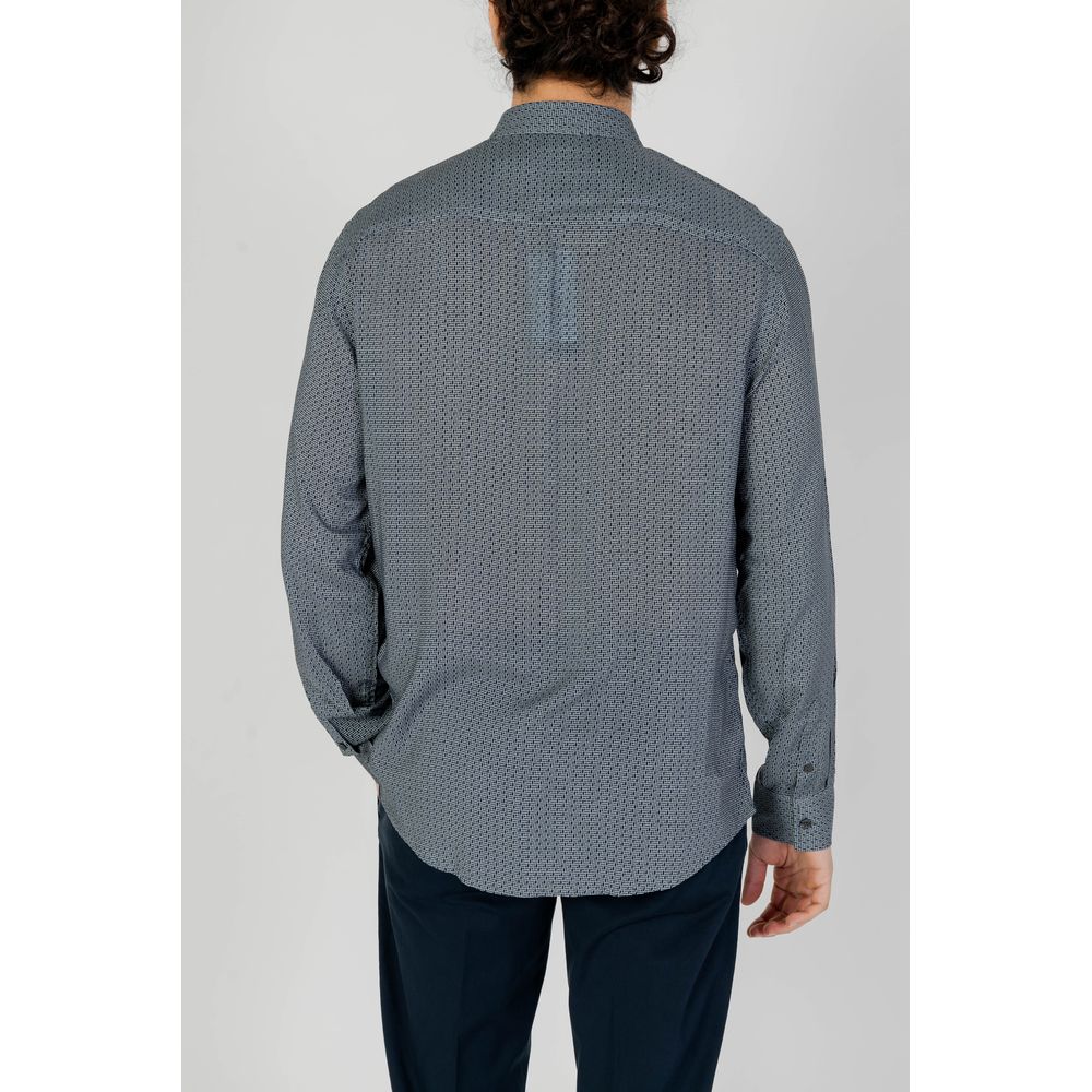 Armani Exchange grey viscose shirt