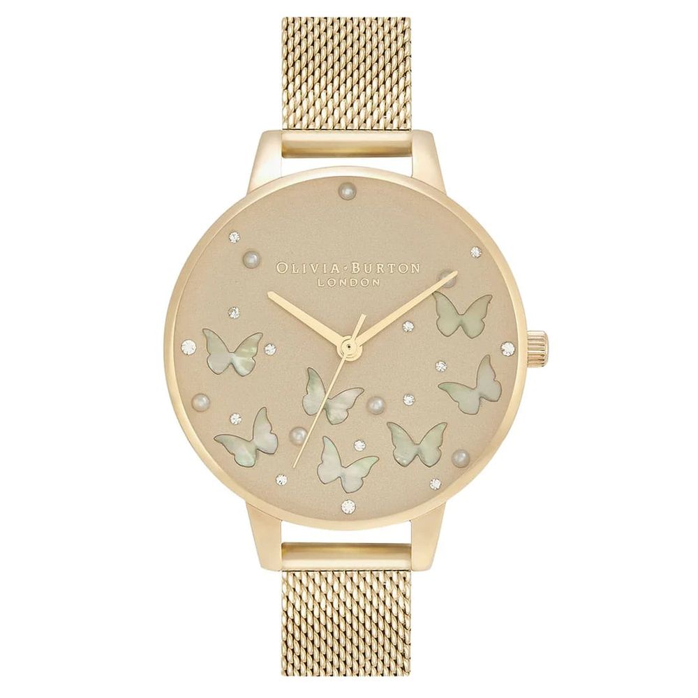 Olivia Burton Gold-Stahl-Uhr