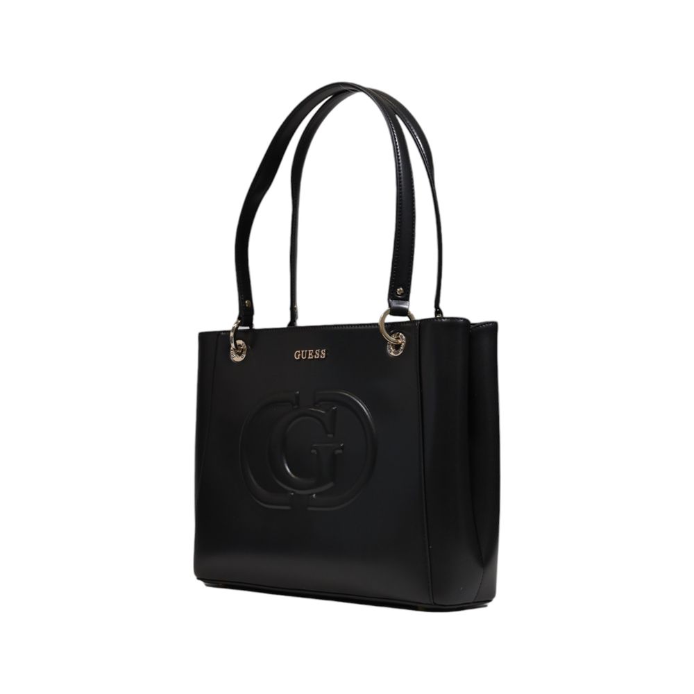 Guess Schwarze Polyethylen-Handtasche