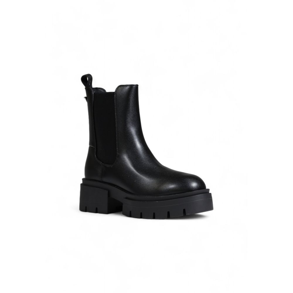 Guess Schwarze Polyethylen-Ankle-Boots