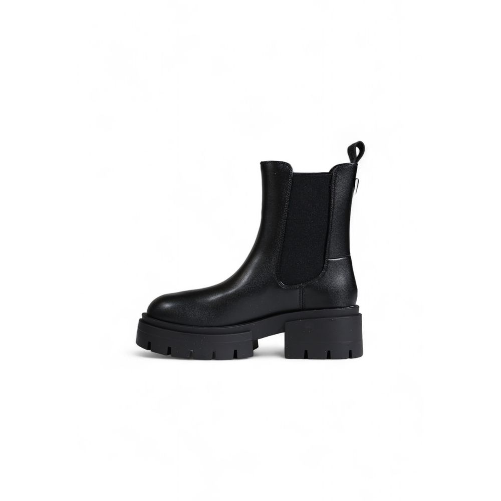 Guess Schwarze Polyethylen-Ankle-Boots