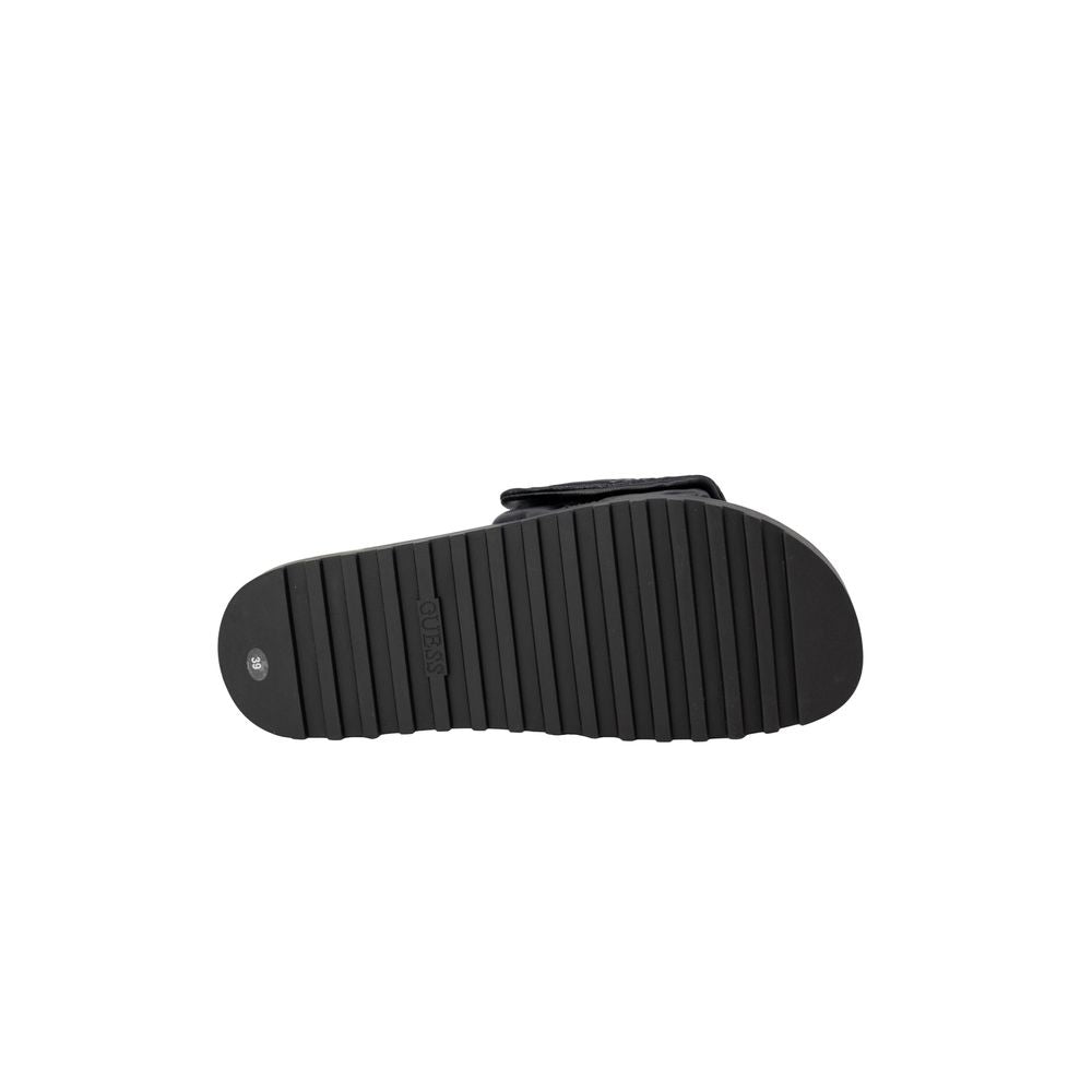 Guess Schwarze Synthetik-Sandale