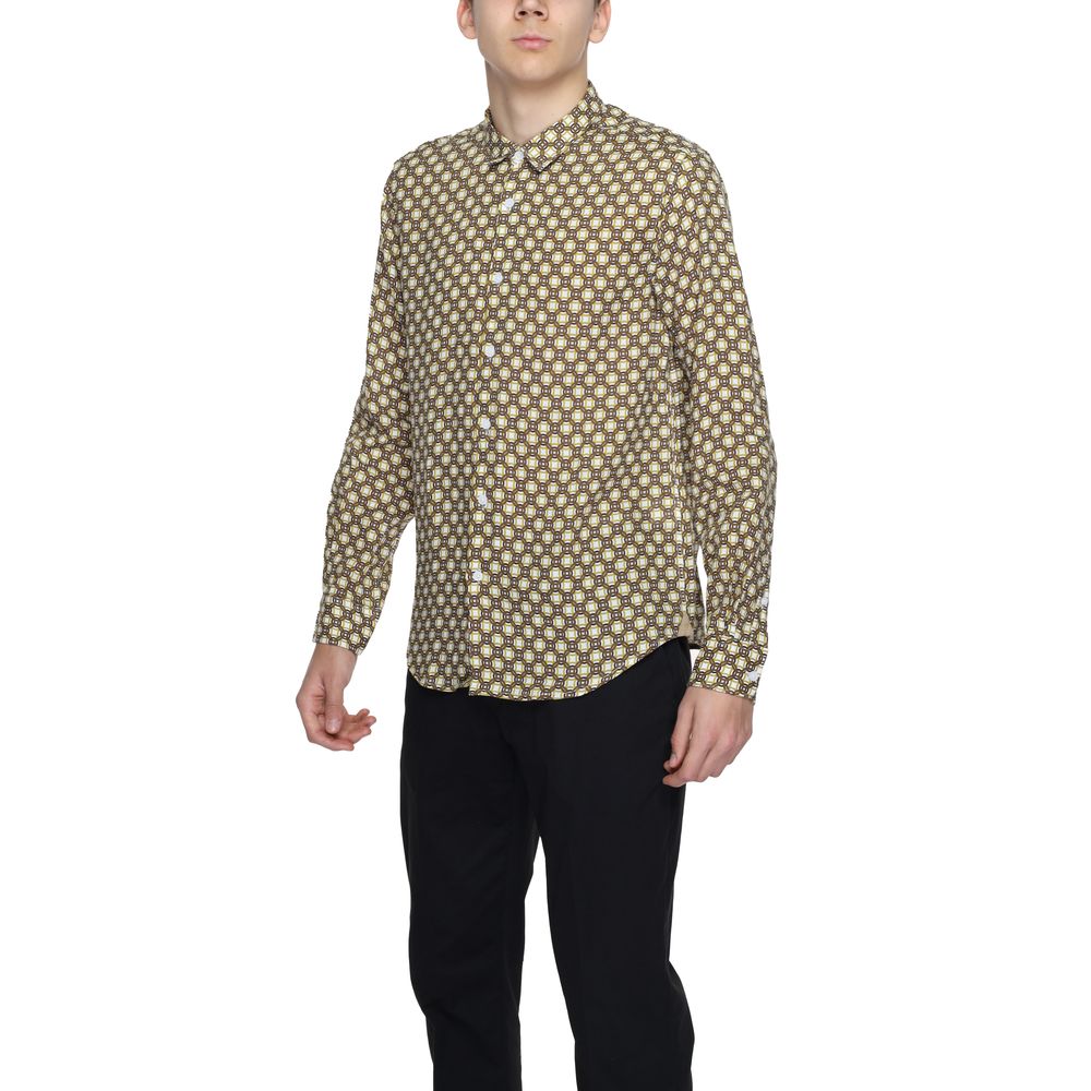 Gianni Lupo beige linen shirt