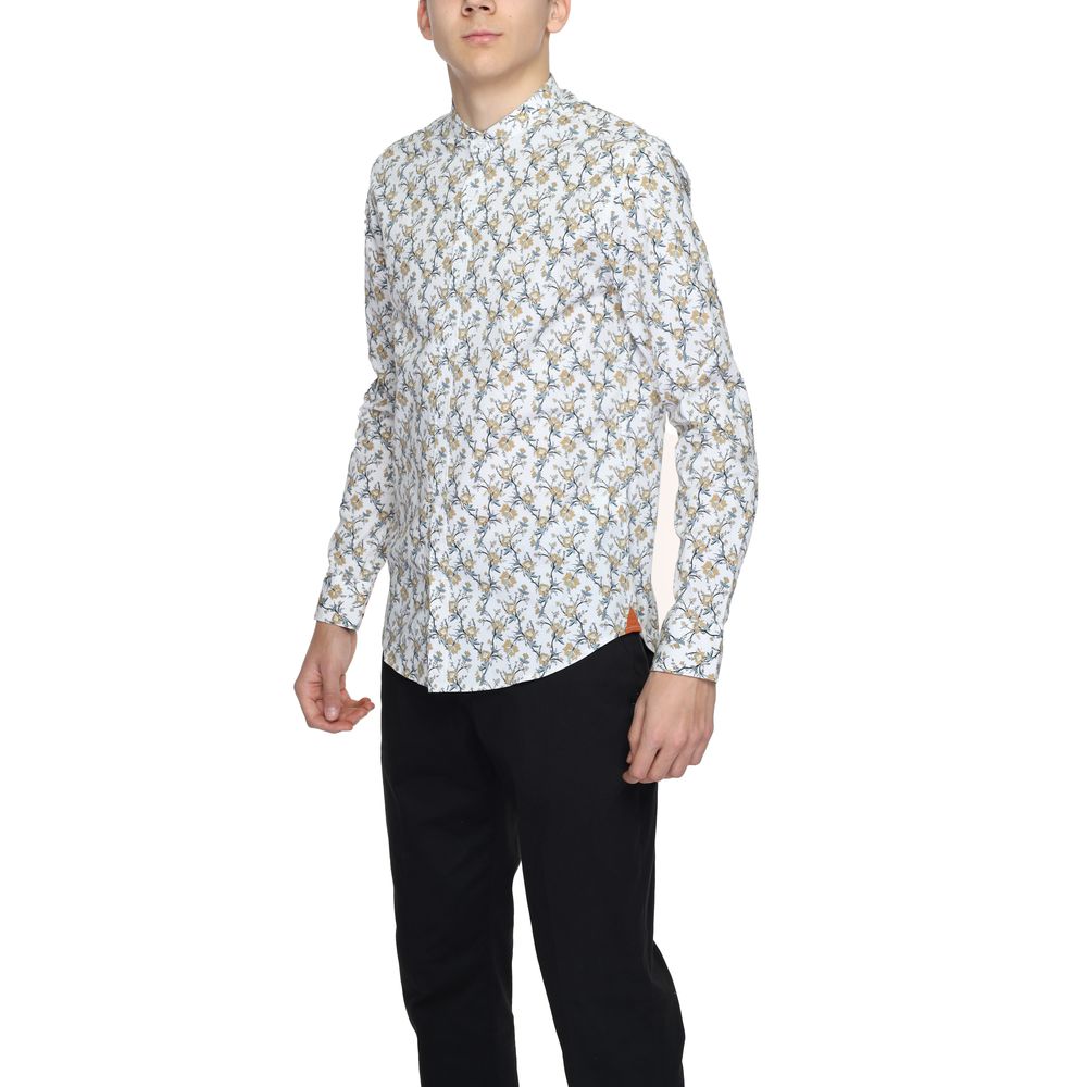 Gianni Lupo cream-colored cotton shirt