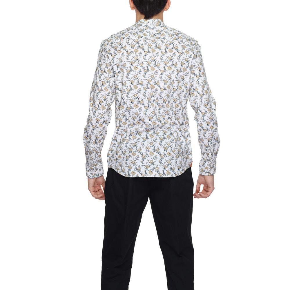 Gianni Lupo cream-colored cotton shirt