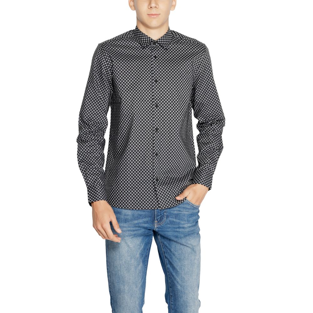 Antony Morato grey cotton shirt