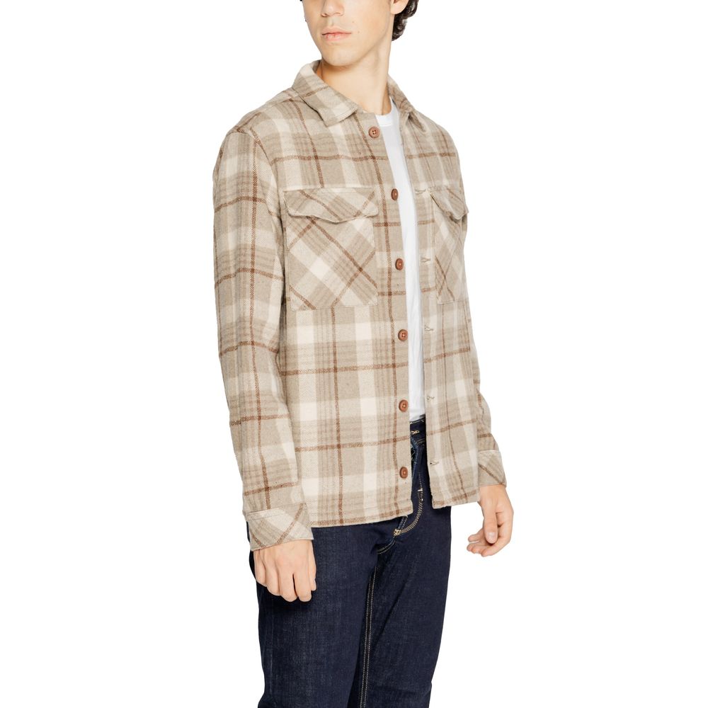 Hamaki-Ho beige polyester shirt