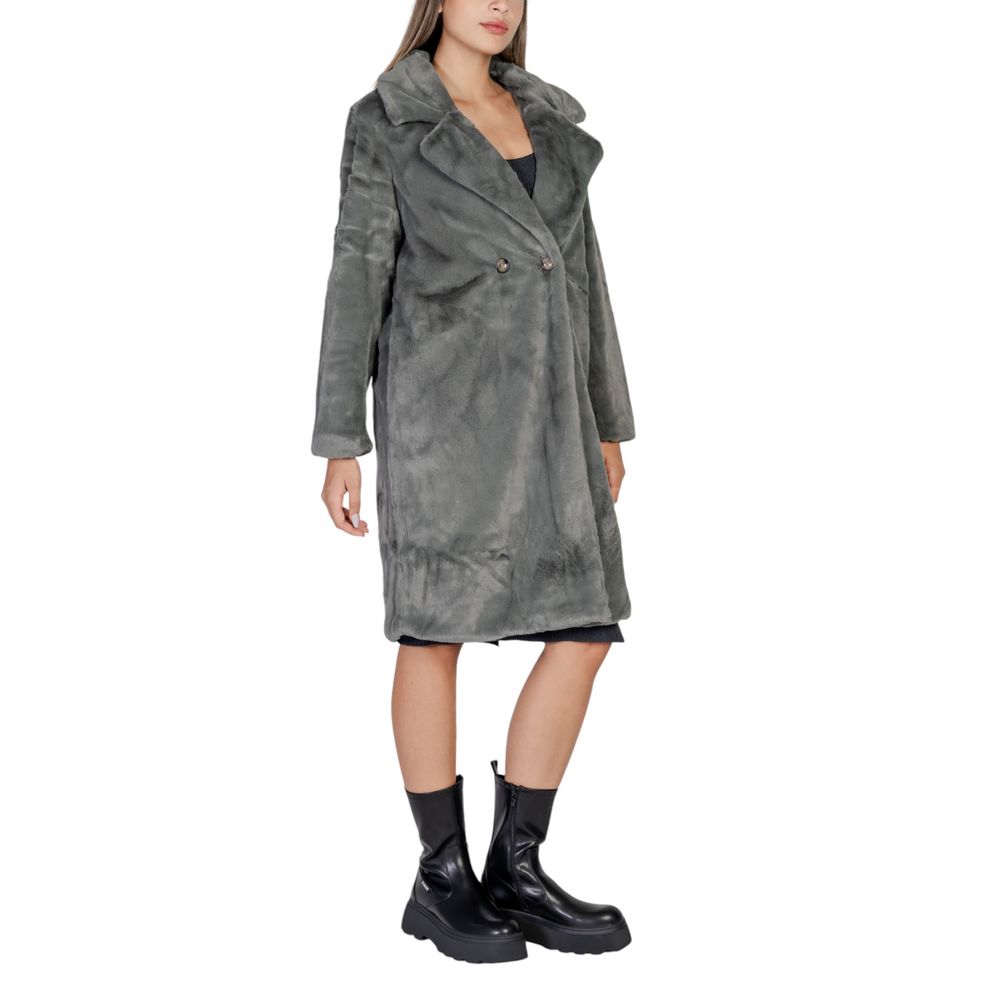 ICHI Siyah Polyester Ceketler ve Montlar