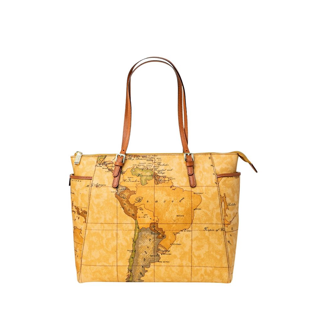 Alviero Martini Prima Classe Beige Lederhandtasche