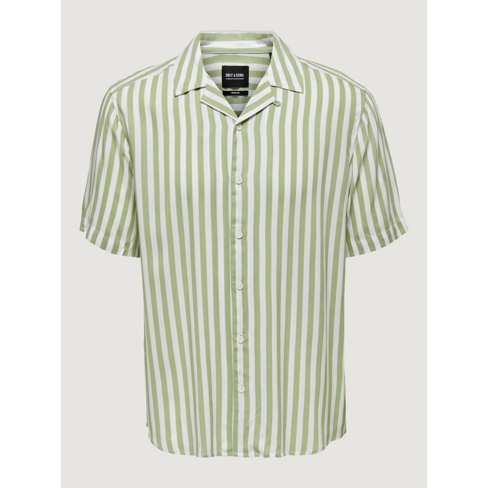 Only &amp; Sons Green Viscose Shirt