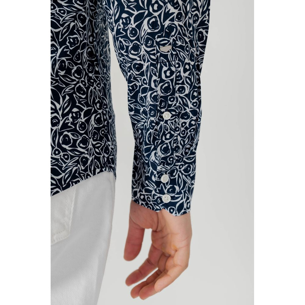 Antony Morato blue cotton shirt