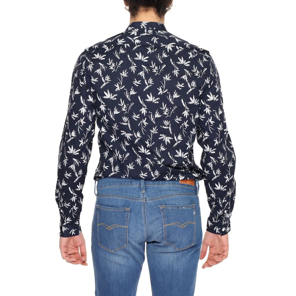 Antony Morato blue cotton shirt