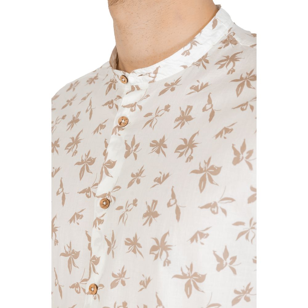 Hamaki-Ho grey cotton shirt