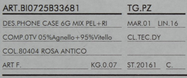 Dolce & Gabbana Rosa Leder Herz Handyhülle