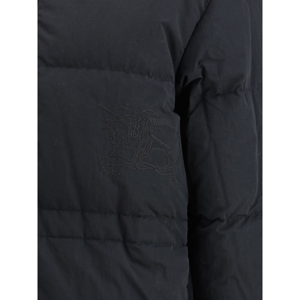 Burberry Çift Taraflı Kaz Tüyü Ceket