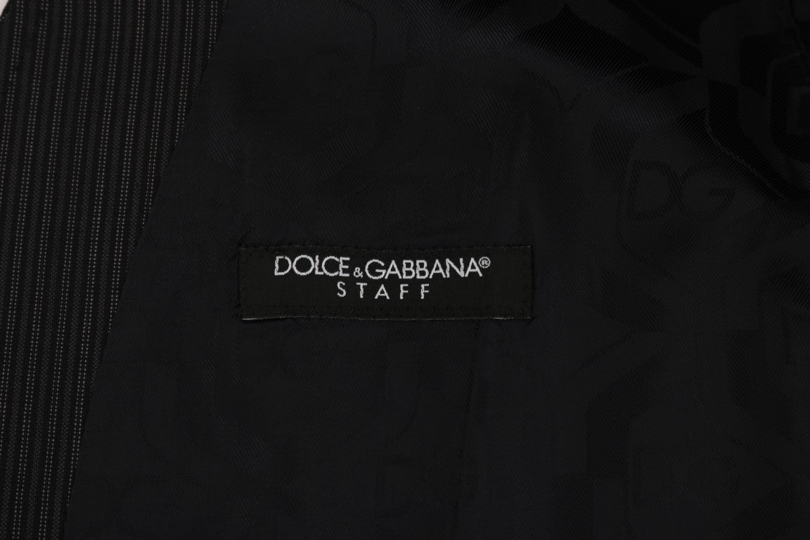 Dolce &amp; Gabbana grey stretch wool vest