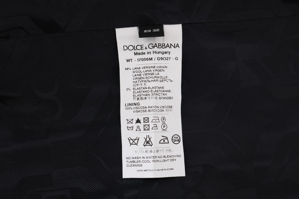 Dolce &amp; Gabbana grey stretch wool vest