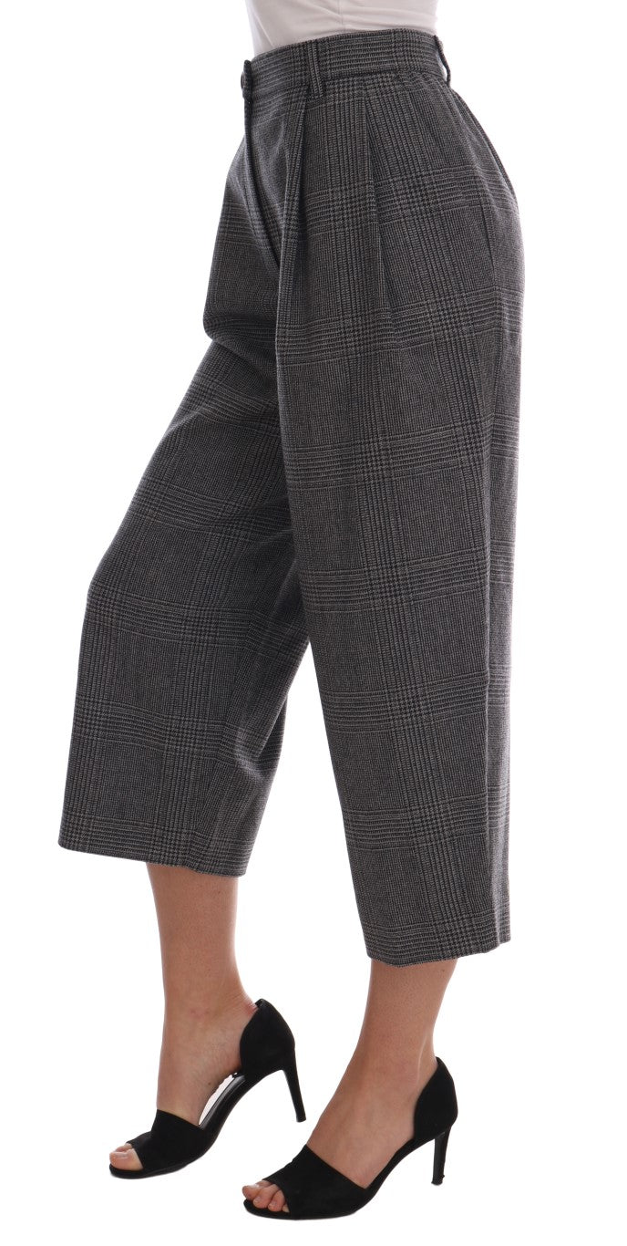 Dolce &amp; Gabbana grey wool capri pants