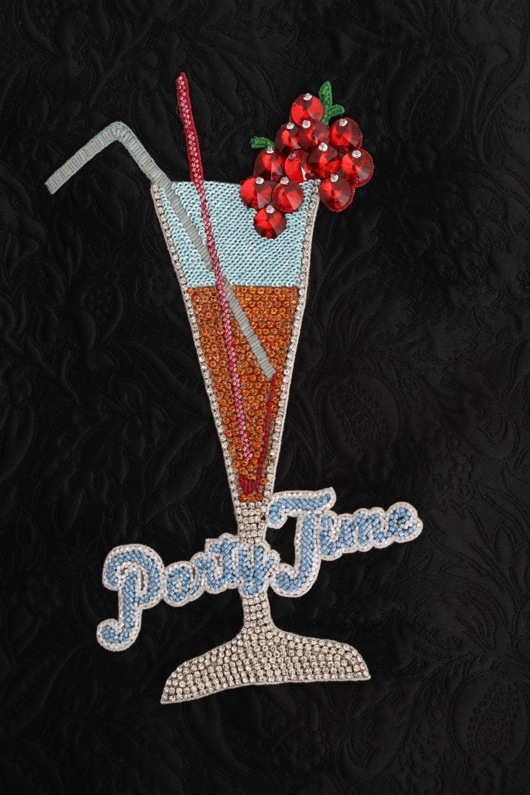 Dolce &amp; Gabbana Black Fairytale Crystal Hoodie