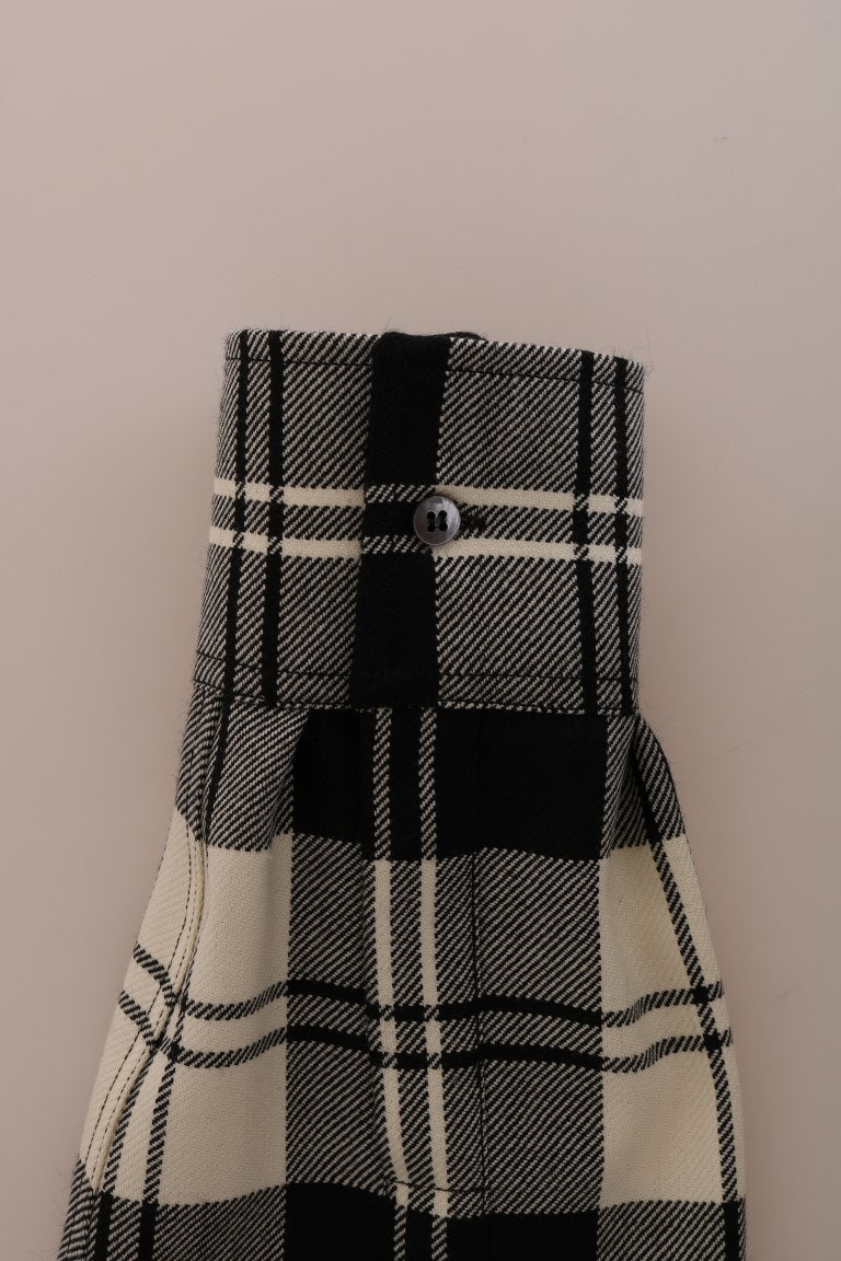 Dolce &amp; Gabbana Black and White Fairytale Crystal Shirt