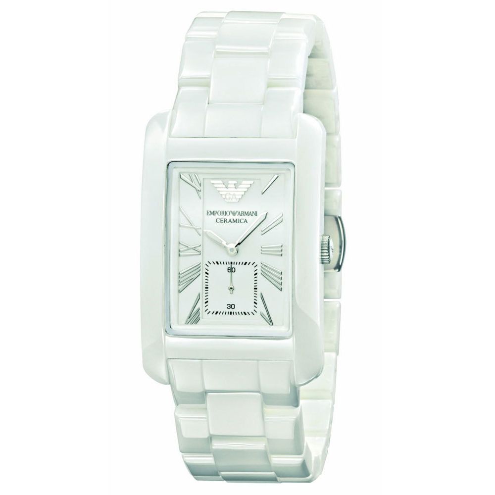 Armani White Ceramic Watch