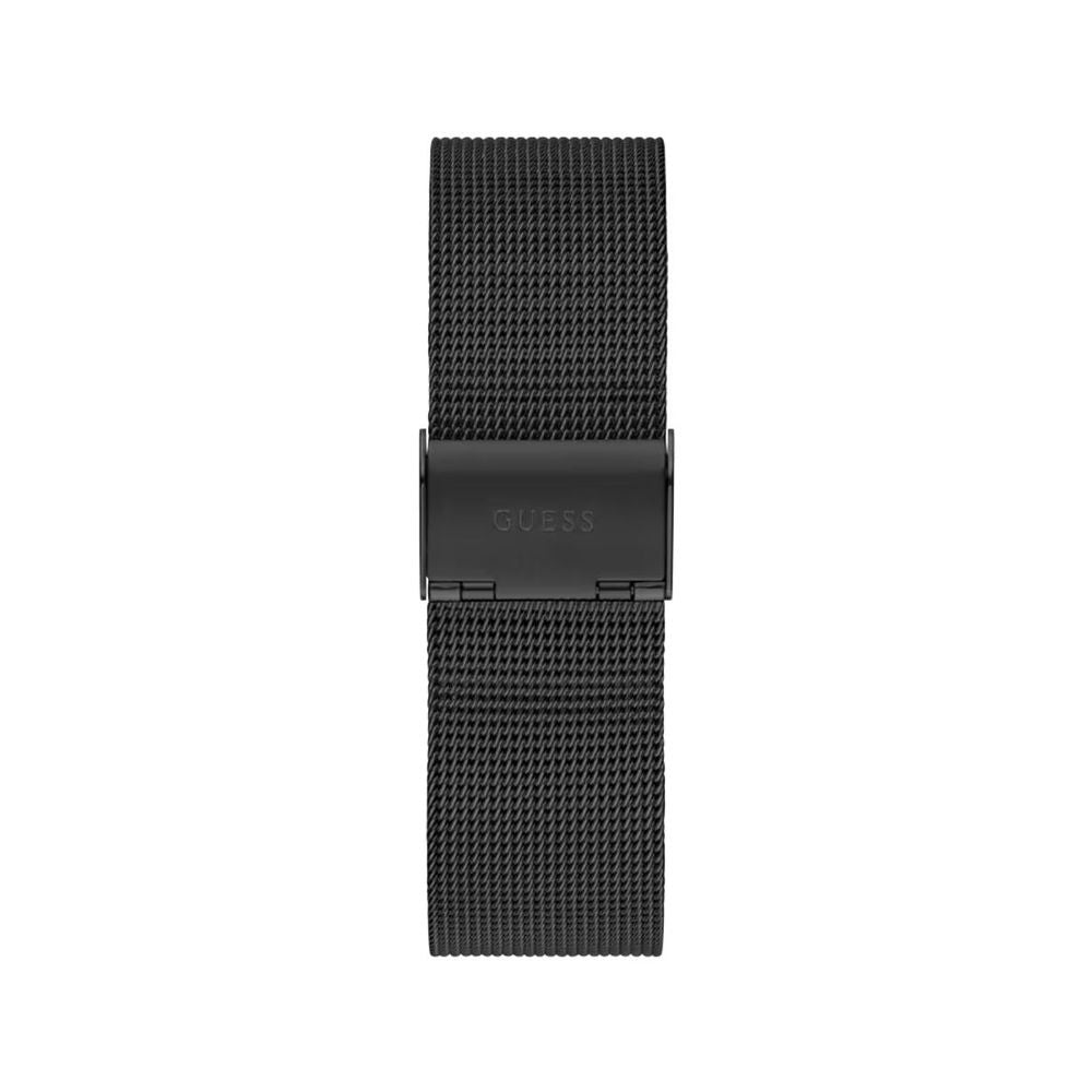 Guess Schwarze Uhr aus Edelstahl