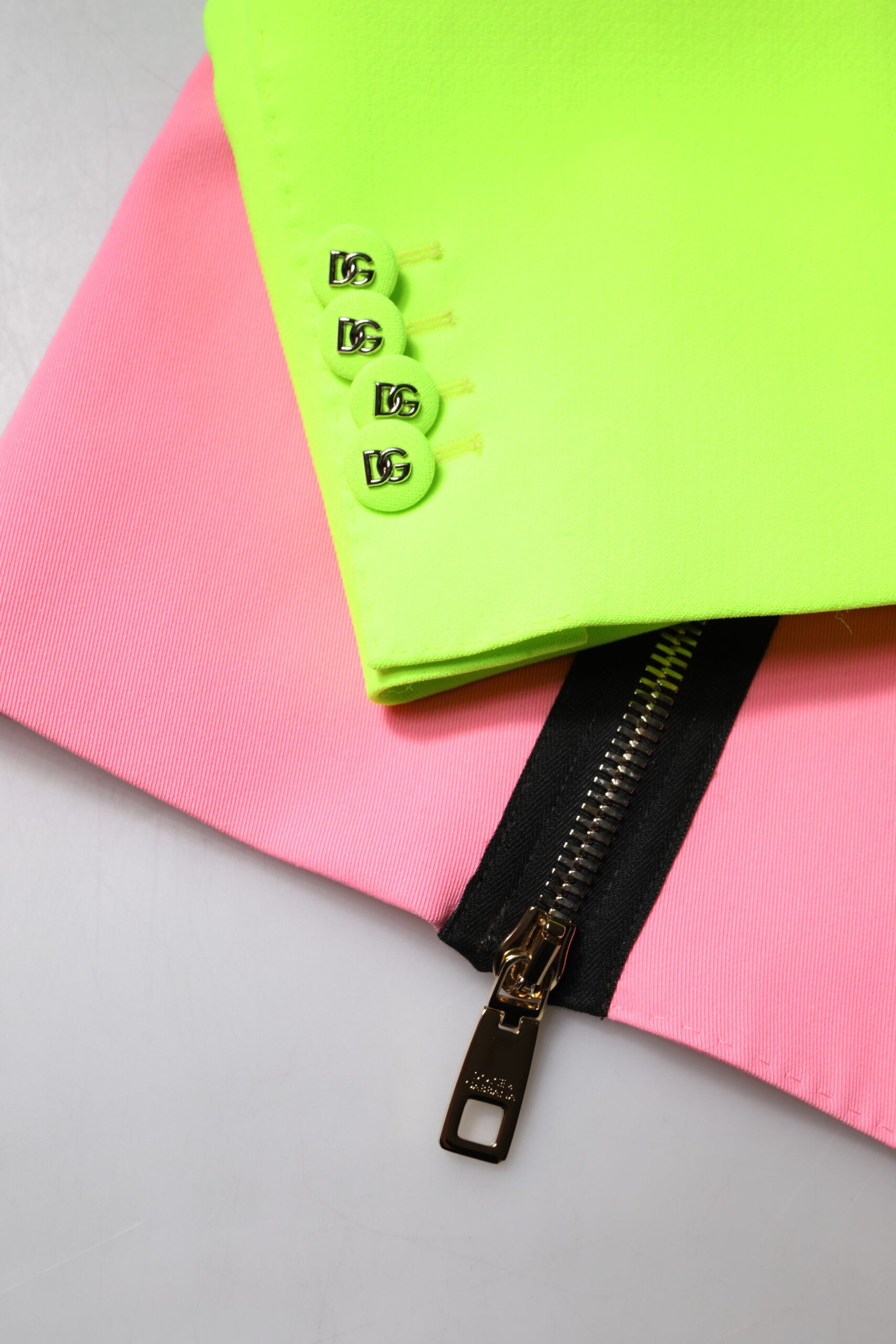 Dolce & Gabbana Multicolor Patchwork verschönerte Manteljacke