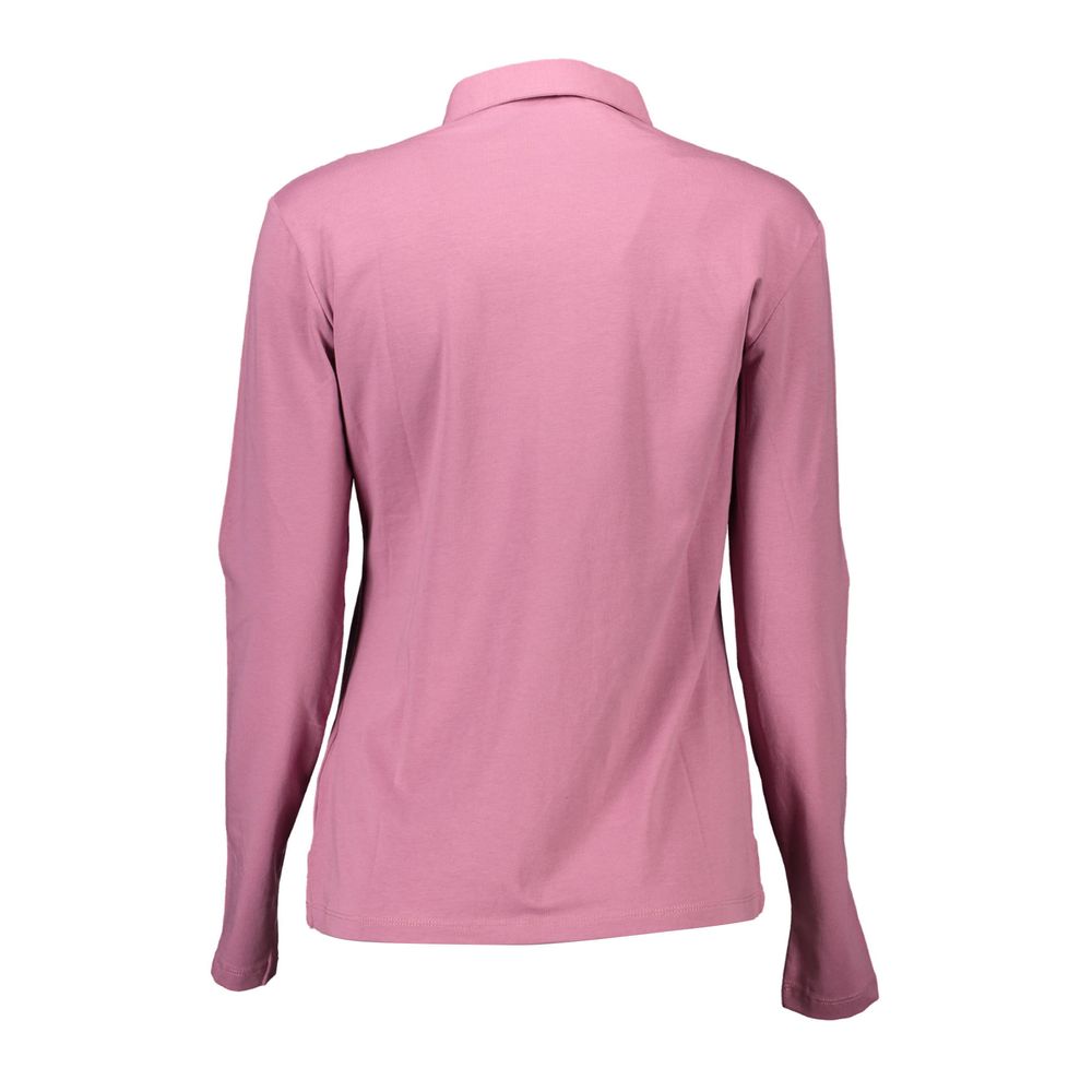 U.S. POLO ASSN. Rosa Baumwoll-Poloshirt für Frauen