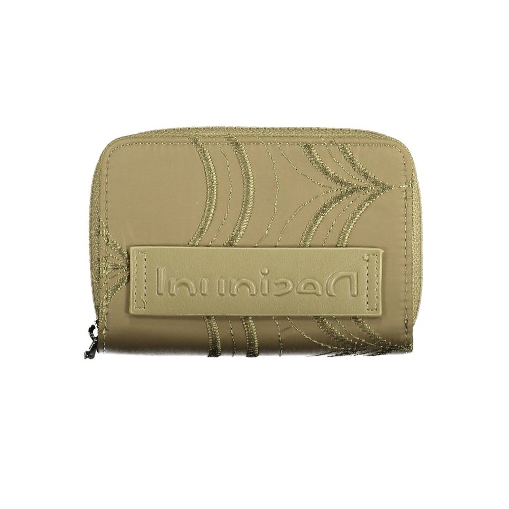 Desigual Green Polyester Wallet for Women