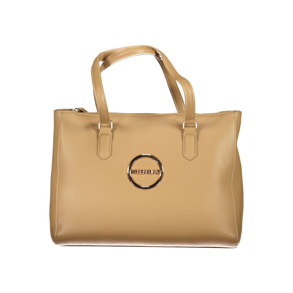 Mario Valentino Beige Polyethylen Frauen Handtasche