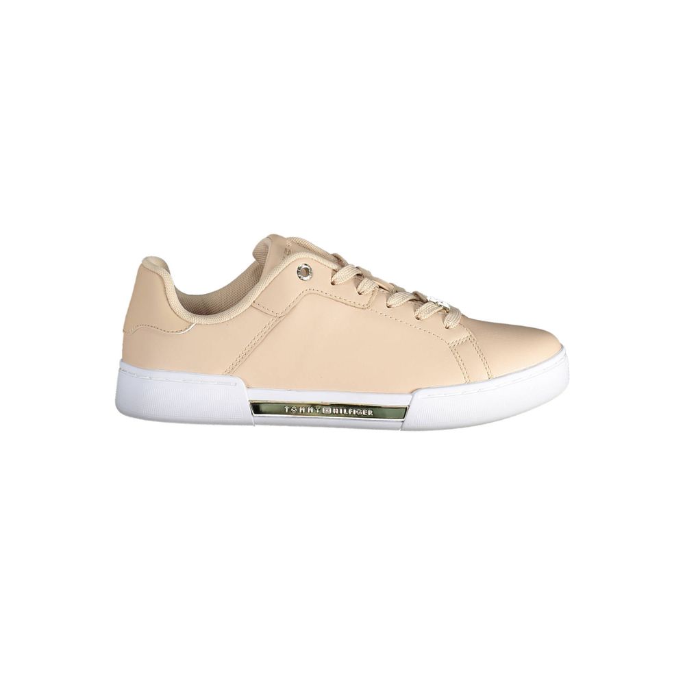 Tommy Hilfiger Pink Leather Women's Sneakers