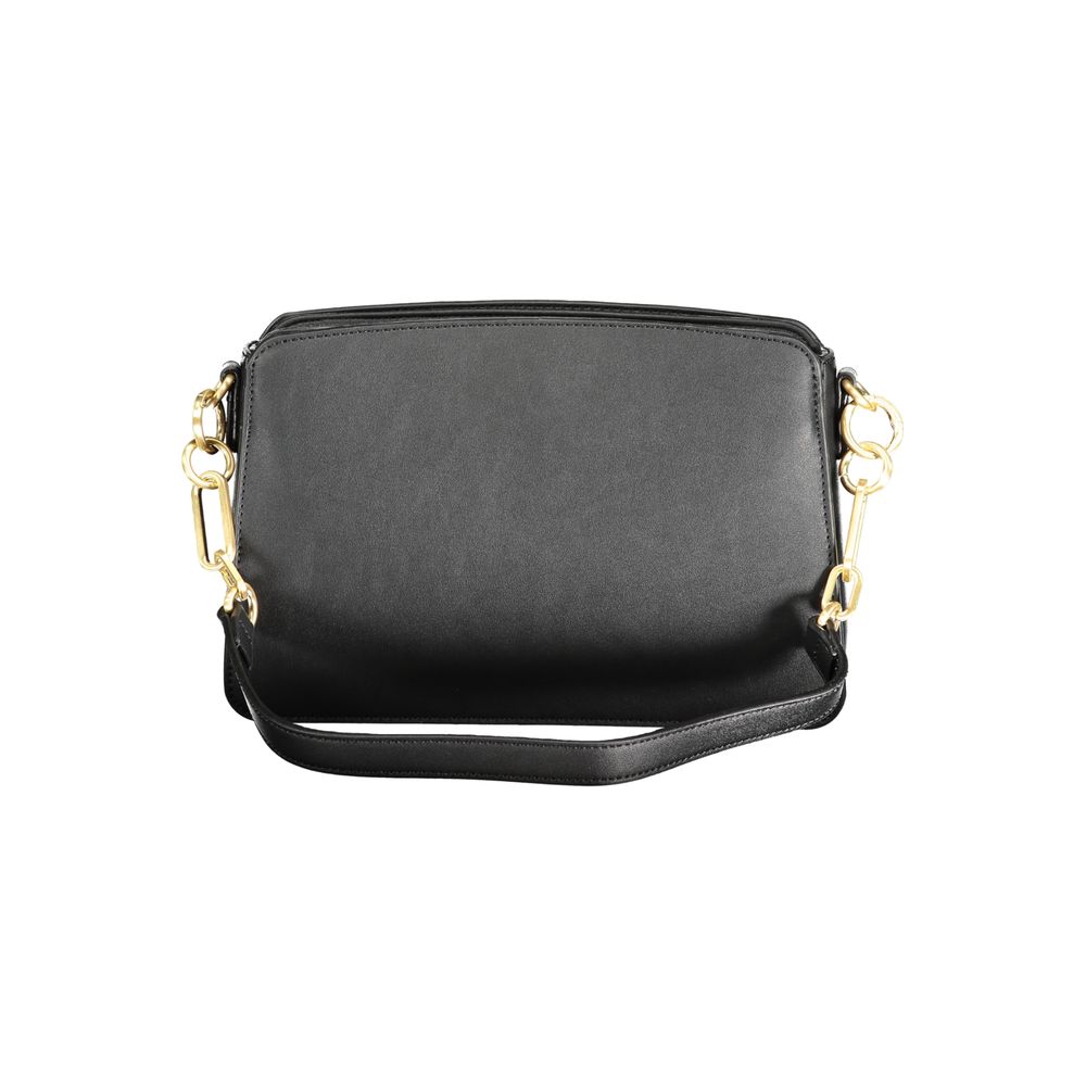 Mario Valentino Schwarze Polyethylen-Handtasche