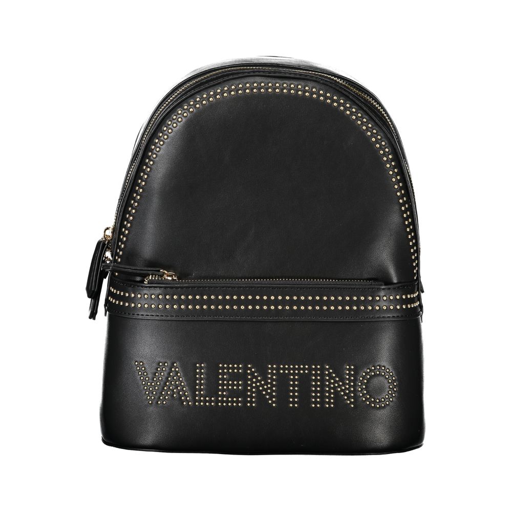 Mario Valentino Schwarzer Polyethylen-Rucksack für Frauen