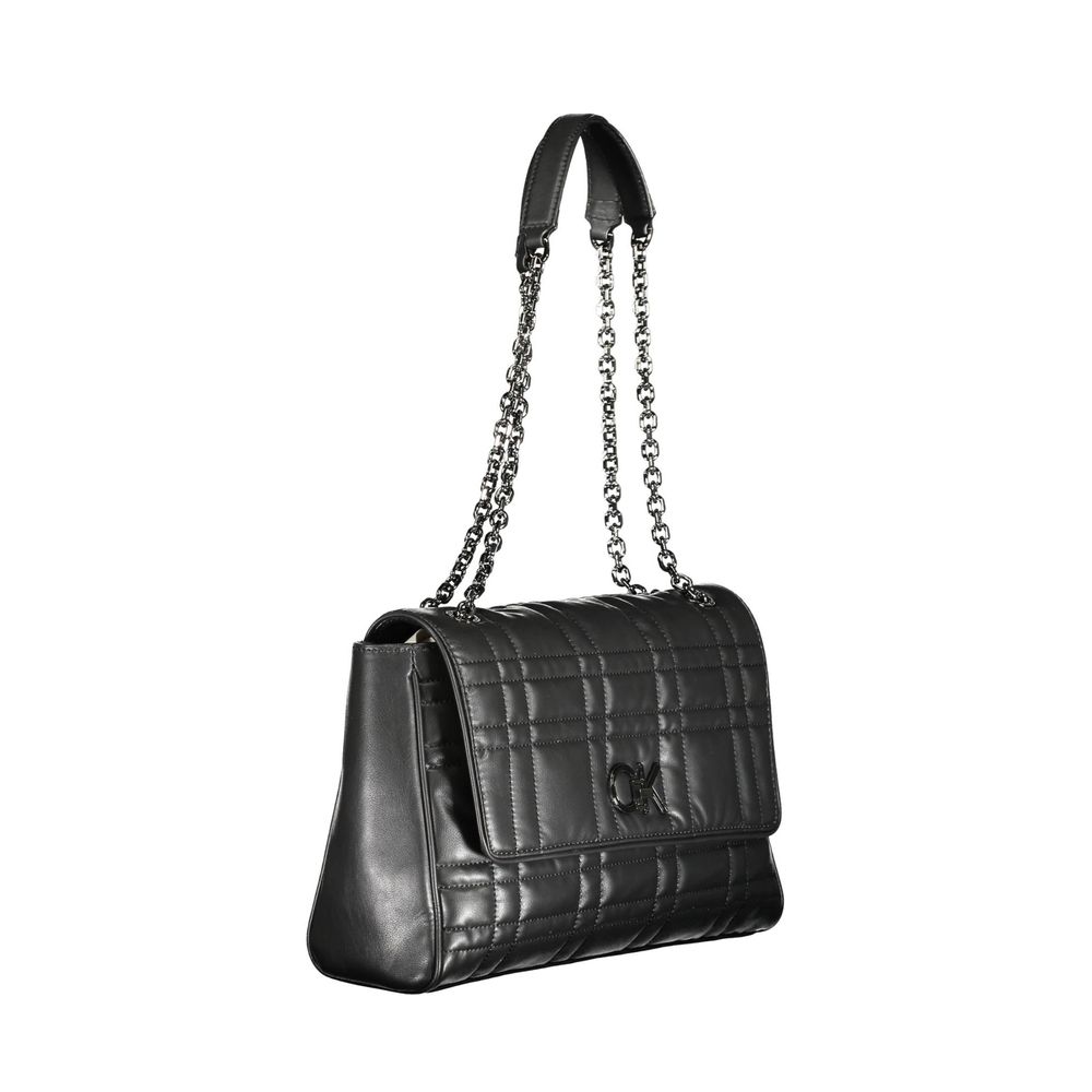 Calvin Klein Schwarz Polyester Frauen Handtasche