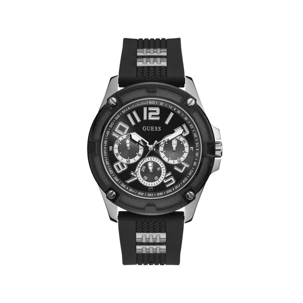 Guess Schwarze Synthetik Sportuhr