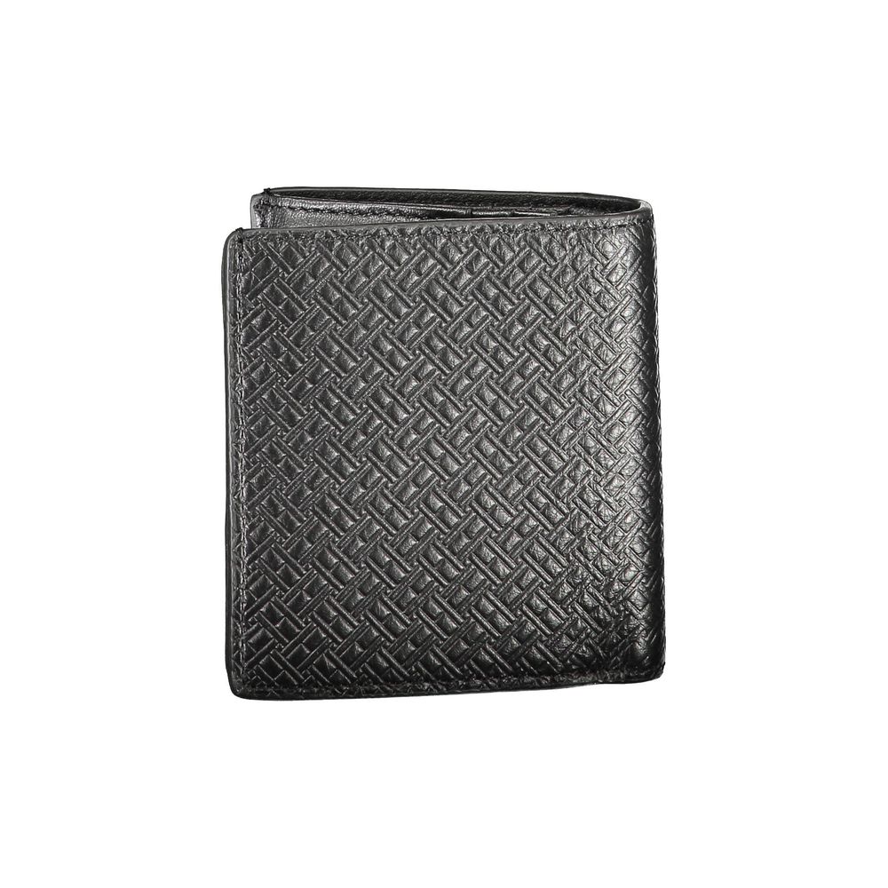Tommy Hilfiger Black Leather Men's Wallet