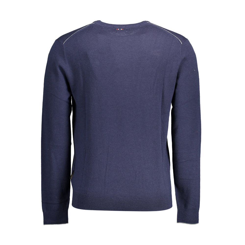 Napapijri Blauer Pullover aus Wolle für Männer
