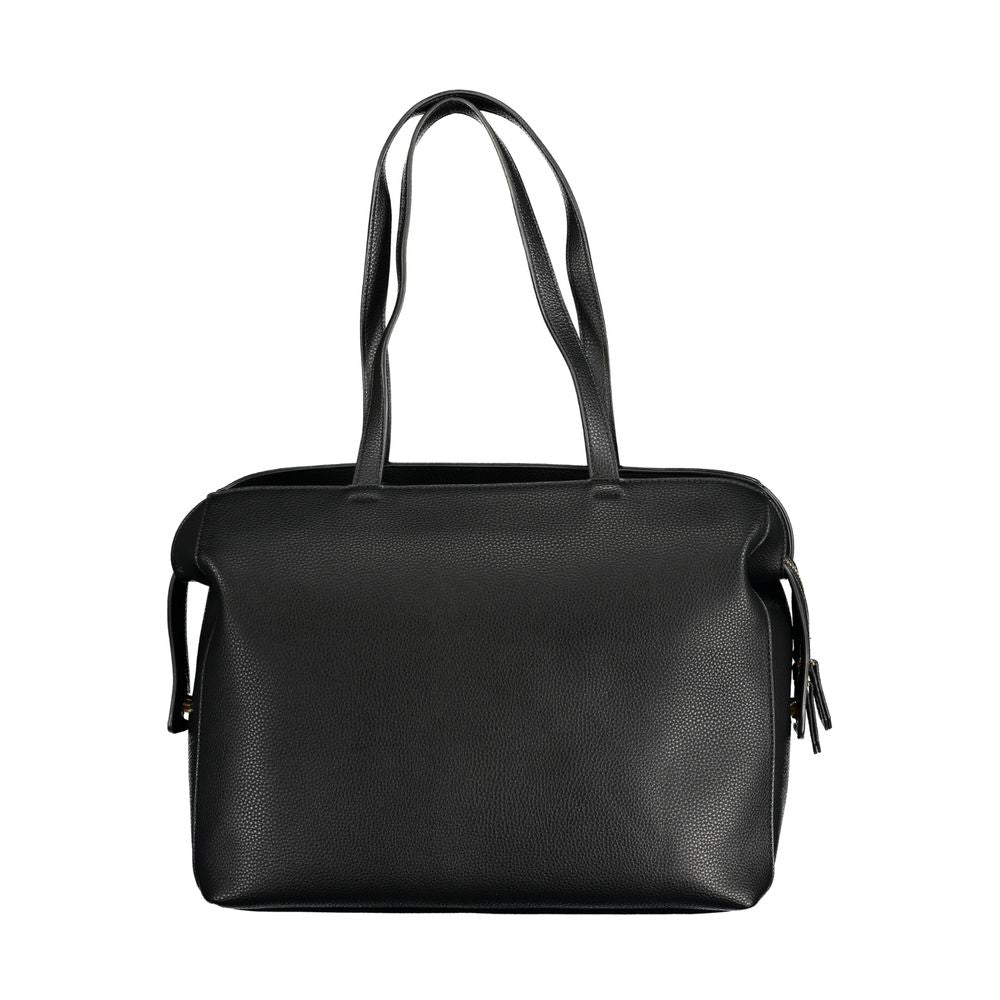 Mario Valentino Schwarze Polyethylen-Handtasche