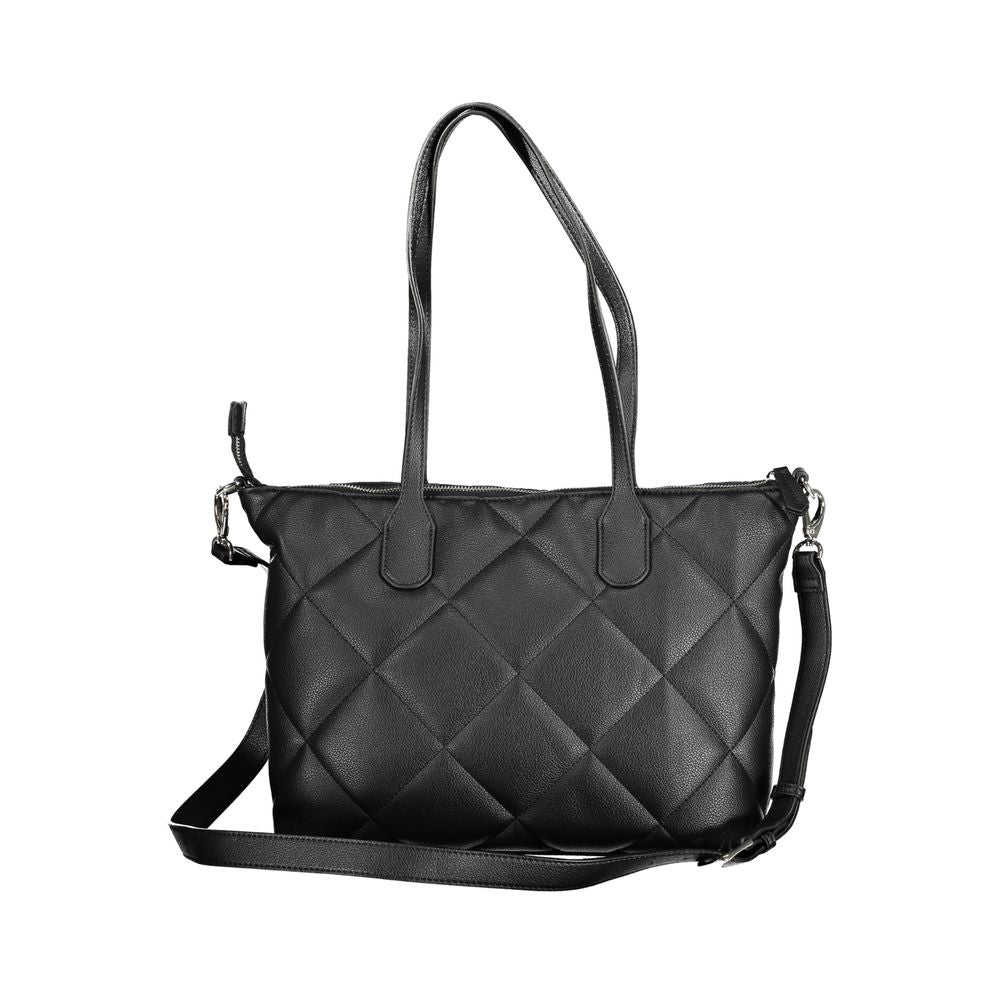 Mario Valentino Schwarze Polyethylen-Handtasche