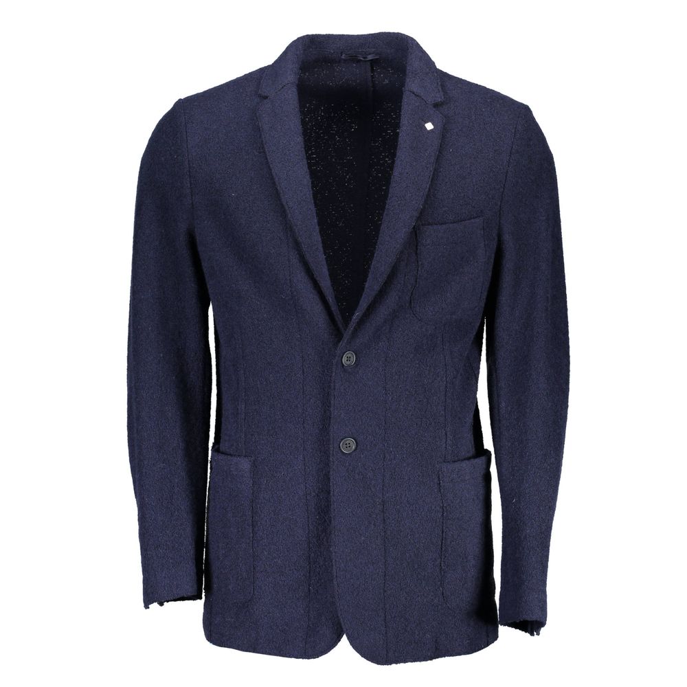 Gant Blaue Wolle Männer Jacke